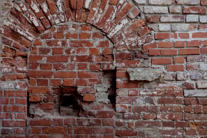 Bild på Old brick walls close up
