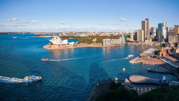 Afbeeldingen van View of Sydney Harbour in Australia