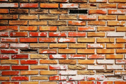 Bild på Old brick wall old