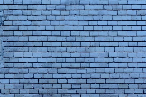 Bild på Cover texture old blue cracked brickwork