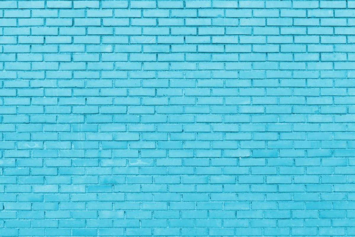 Picture of Cyan Brick Wall