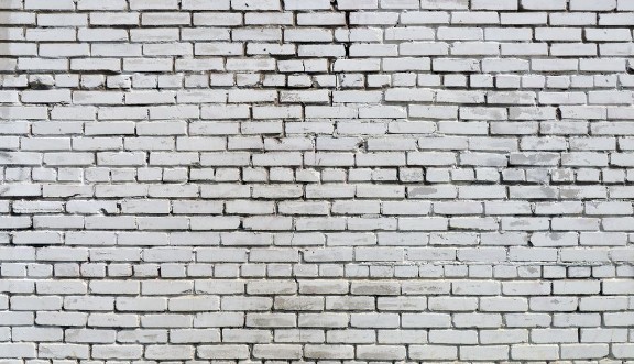 Image de Brick wall painted with white paint