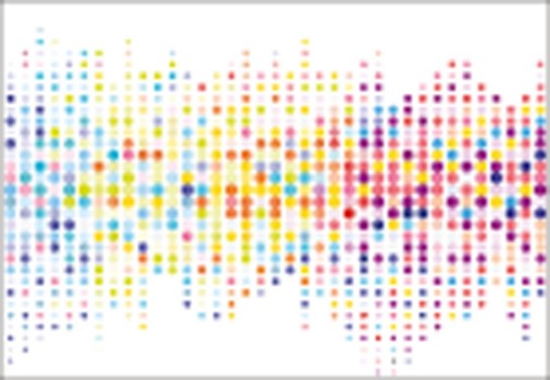 Picture of Abstract colorful halftone texture dots pattern vector