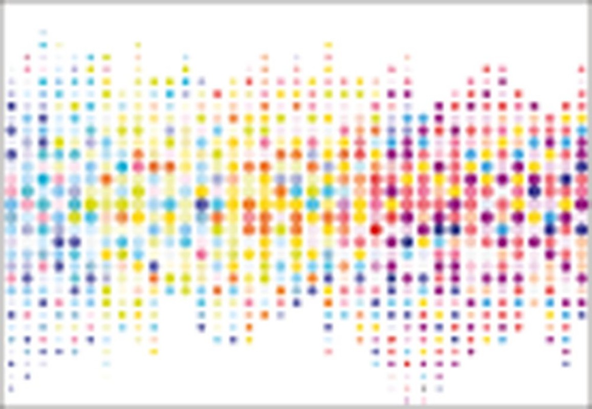 Bild på Abstract colorful halftone texture dots pattern vector