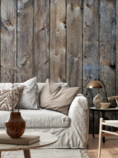 Picture of Old worn out wooden planks background