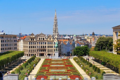 Picture of Brussels center on a sunny day
