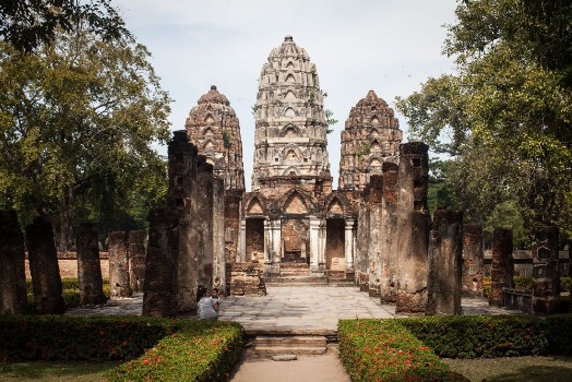 Picture of Ruins of the ancient temple Sukhothai National Park Thailand