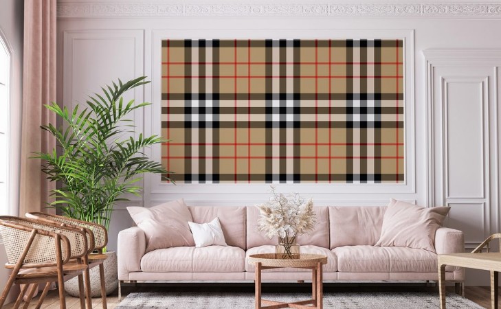 Picture of Tartan traditional checkered british fabric seamless pattern