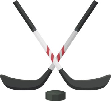 Afbeeldingen van Hockey stick and washer