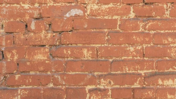 Picture of Aged red brick wall texture Aged red brick wall texture