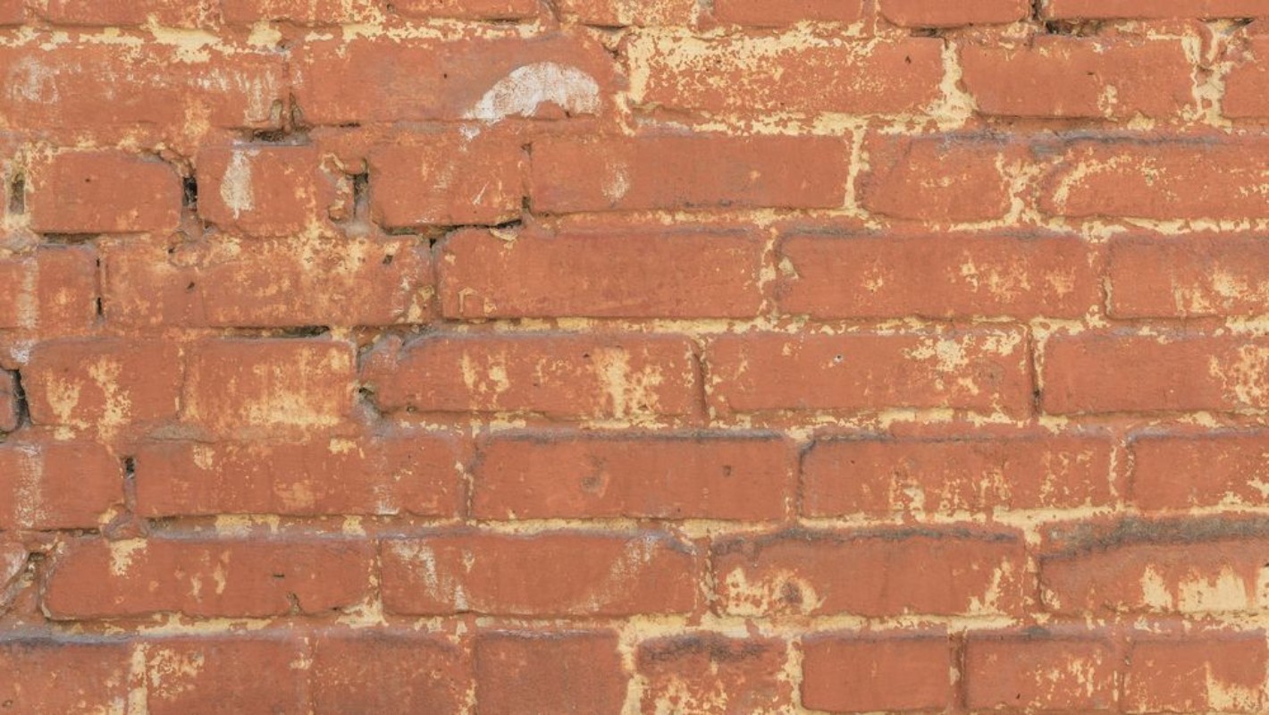 Bild på Aged red brick wall texture Aged red brick wall texture