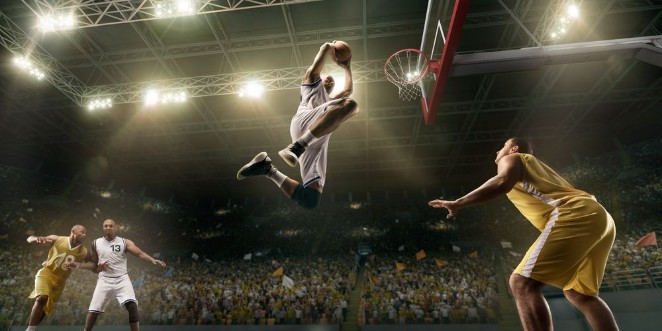 Basketball Players photowallpaper Scandiwall
