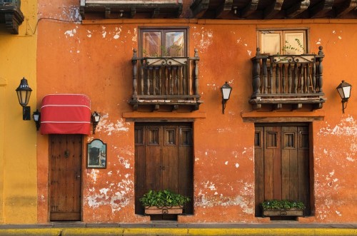 Afbeeldingen van Streets of Cartagena Colombia