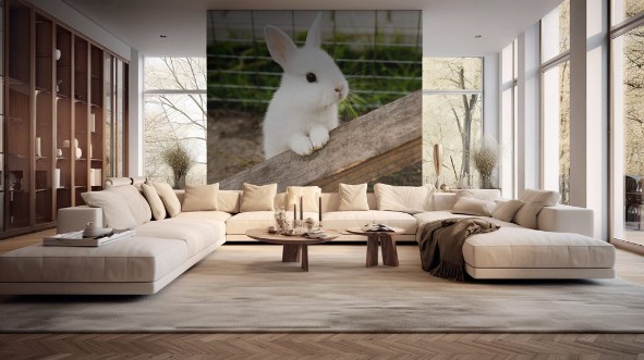 Picture of Little rabbit on the farm
