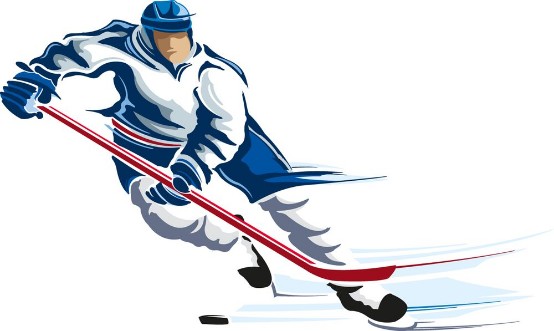 Afbeeldingen van Hockey player skating