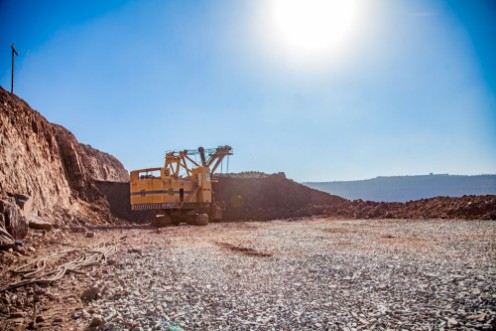Bild på Excavator in quarry