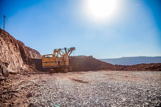 Picture of Excavator in quarry