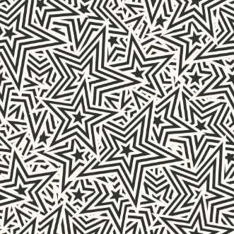 Afbeeldingen van Pattern with stars Seamless geometric vector background