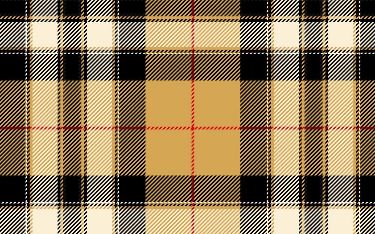 Picture of Seamless tartan or plaid texture with threads