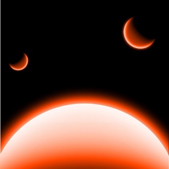 Image de Vagues de planète d'énergie noire