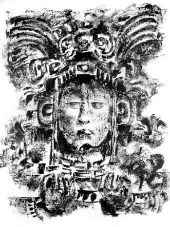 Afbeeldingen van Mayan God