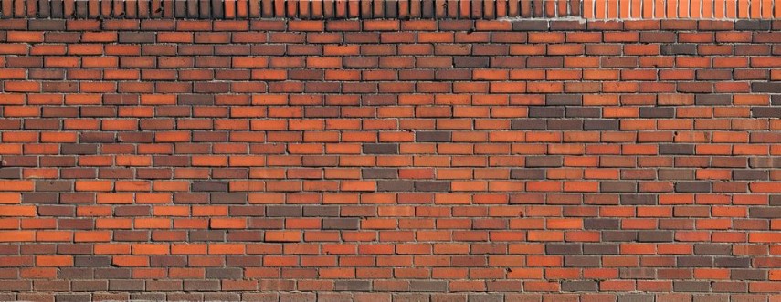 Bild på Wall of brick texture