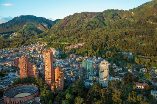 Picture of Bogota and the Andes Mountains