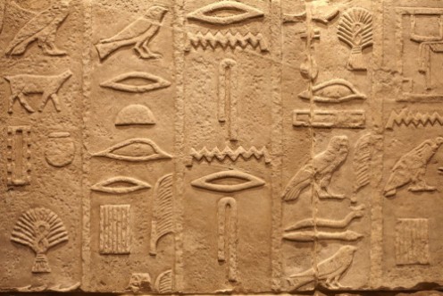 Image de Old Egypt ancient writings on stone background