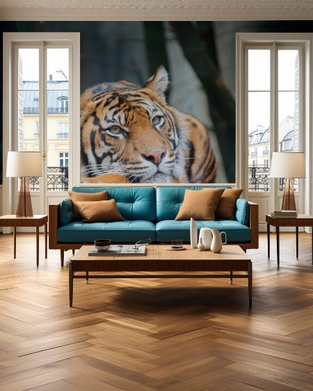 Afbeeldingen van Endangered Sumatran Tiger