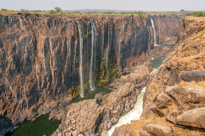 Picture of Victoria Falls in The Dry Season