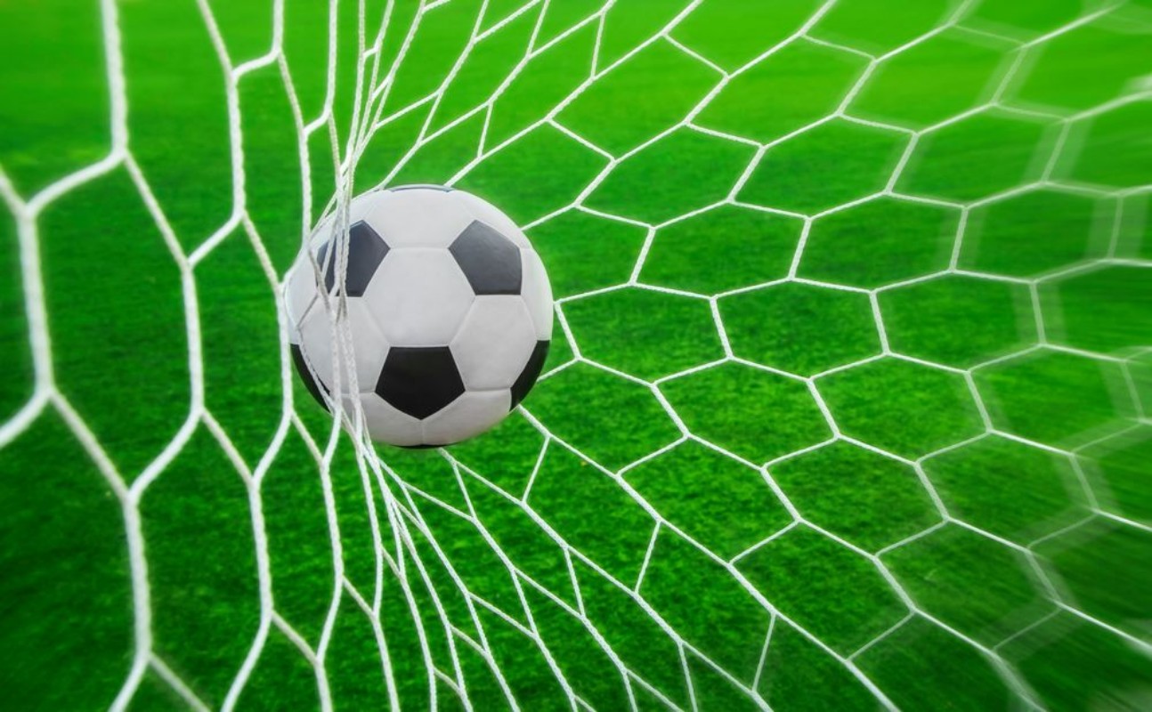 Bild på Soccer ball in goal