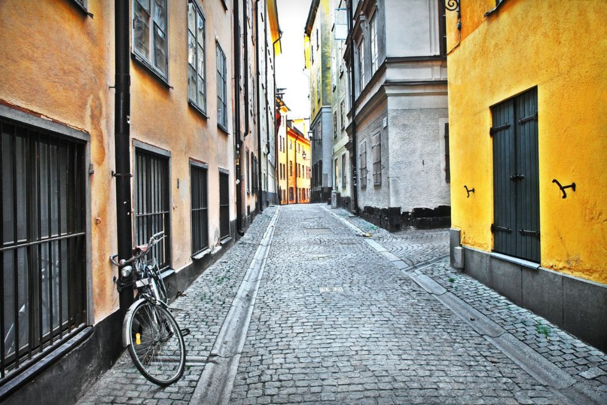 Afbeeldingen van Streets of old town  Stockholm