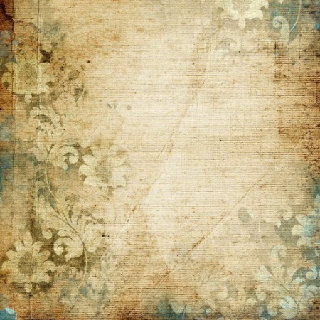 Afbeeldingen van Grunge floral background with space for text or image
