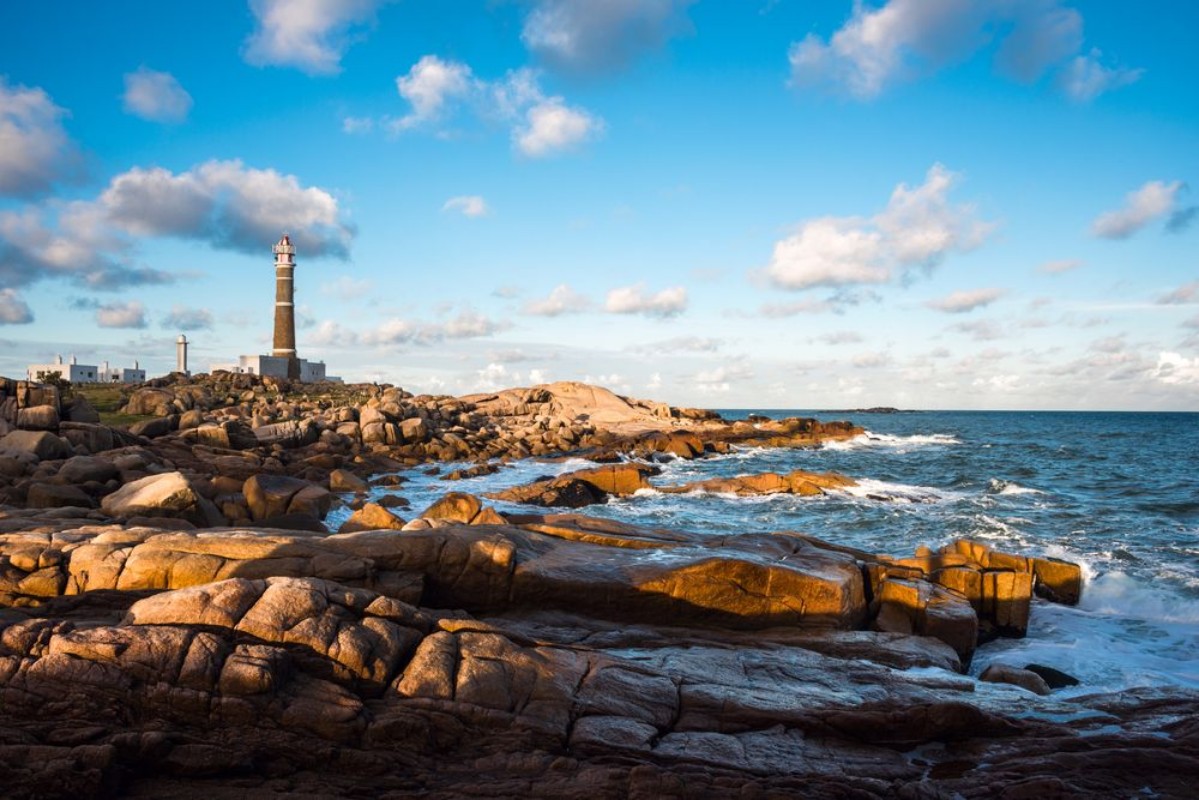Afbeeldingen van Lighthouse in Cabo Polonio Rocha Uruguay