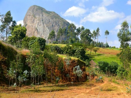 Afbeeldingen van Africa Ethiopia Mountains amazing shape
