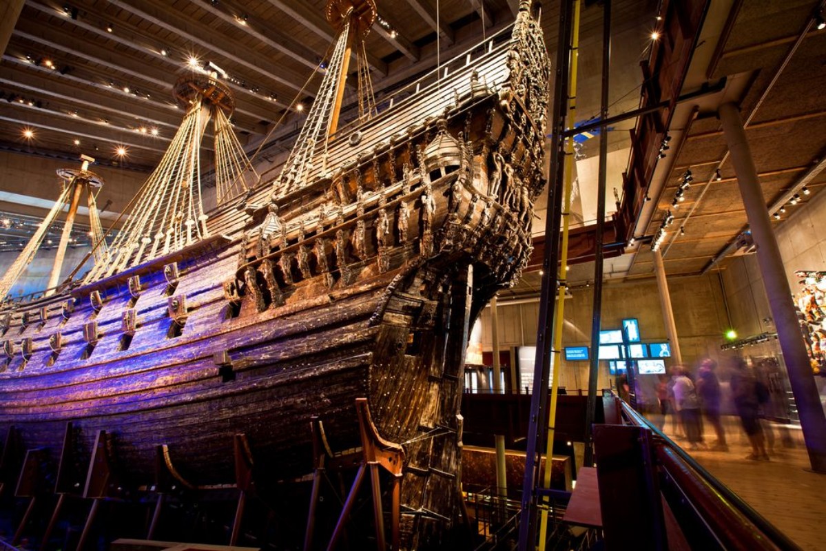 Bild på Vasa museum in Stockholm Sweden