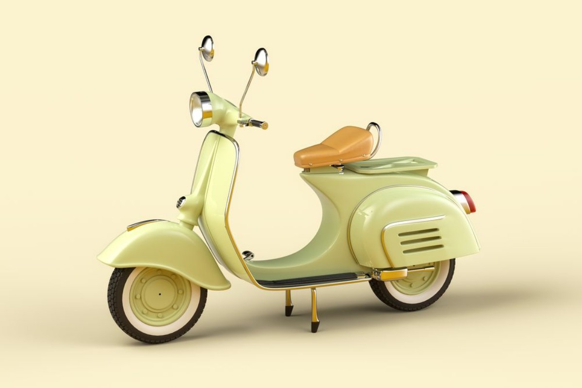 Bild på Retro scooter