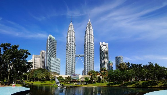 Afbeeldingen van Petronas Twin Towers at Kuala Lumpur Malaysia