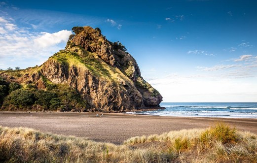 Afbeeldingen van Lion Rock  Piha Beach New Zealand