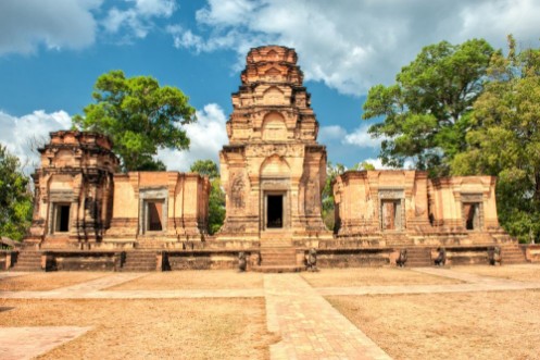 Afbeeldingen van Prasat Kravan - a 10th century Hindu temple in Angkor