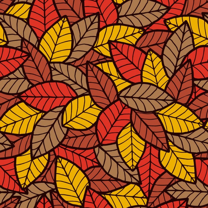 Afbeeldingen van Leafs Seamless Pattern Autumn