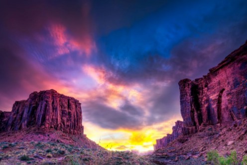 Afbeeldingen van Sunset in the Utah Desert