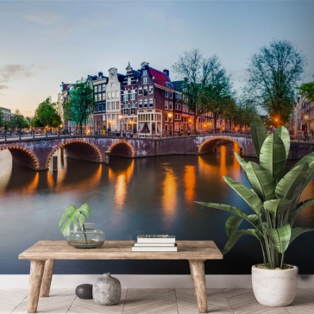 Picture of Keizersgracht canal in Amsterdam Netherlands