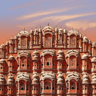 Afbeeldingen van Incredible India Palace of winds - Jaipur Rajastan
