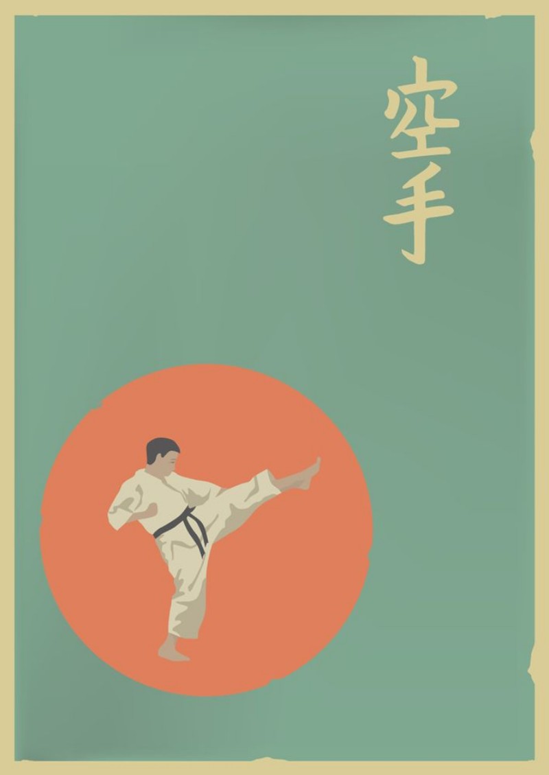 Imagen de Bandera de Karate