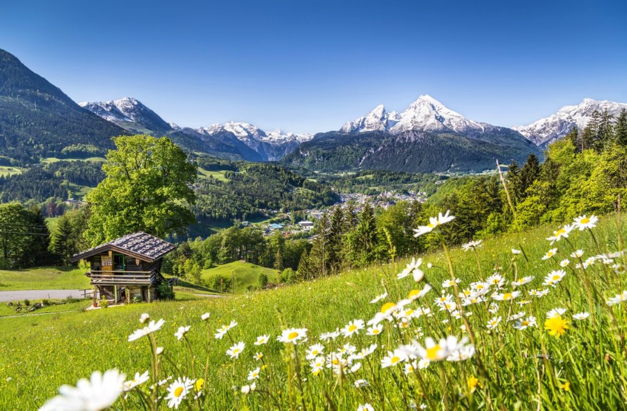 Afbeeldingen van Scenic landscape in Bavarian Alps Berchtesgaden Germany