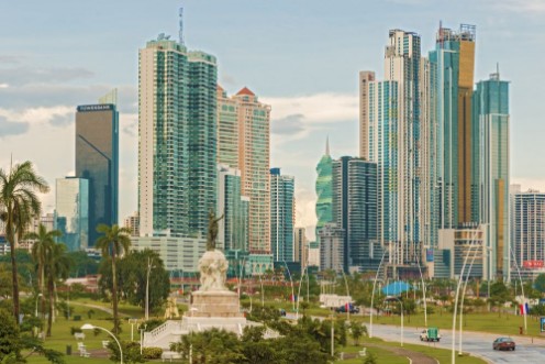 Afbeeldingen van Panama City skyline