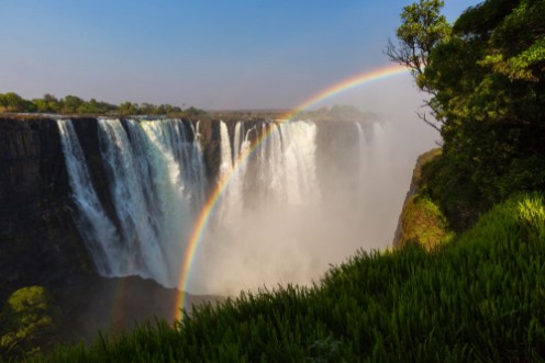 Bild på Victoriafallen i Zimbabwe