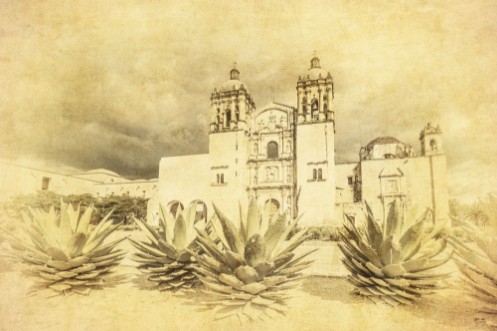 Bild på Church of Santo Domingo de Guzman in Oaxaca Mexico