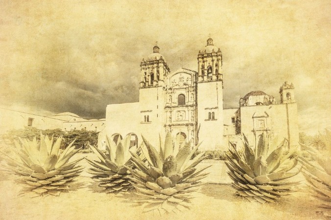 Picture of Church of Santo Domingo de Guzman in Oaxaca Mexico